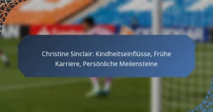 Christine Sinclair: Kindheitseinflüsse, Frühe Karriere, Persönliche Meilensteine