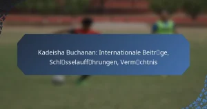 Kadeisha Buchanan: Internationale Beiträge, Schlüsselaufführungen, Vermächtnis